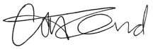 Signature of Catherine Gund